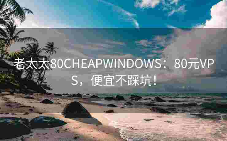 老太太80CHEAPWINDOWS：80元VPS，便宜不踩坑！